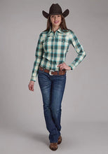 Load image into Gallery viewer, Roper 2245 Taos Plaid (Blue) - Women's Western Shirt