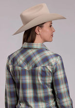 Load image into Gallery viewer, Roper 3229 Cedar Plaid (Navy) - Women's Western Shirt
