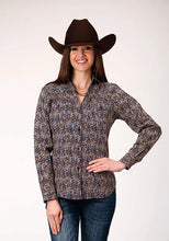 Load image into Gallery viewer, Roper 1841 Vintage Paisley (Brown) - Women's Western Shirt
