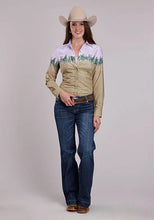 Load image into Gallery viewer, Roper 2927 Run Wild (Brown) - Women's Western Shirt