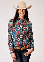 Load image into Gallery viewer, Roper 1909 Vintage Patchwork Print (Multi) - Women's Western Shirt