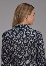 Load image into Gallery viewer, Roper 2133 Ikat Print (Black) - Women's Western Blouse