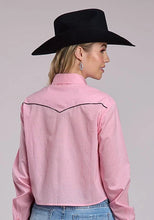 Load image into Gallery viewer, Roper 2862 Solid Arrows (Pink) - Women's Western Blouse