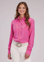 Load image into Gallery viewer, Roper 2531 Solid (Pink) - Women's Western Shirt