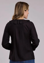 Load image into Gallery viewer, Roper 3106 Long Sleeve (Black) - Women's Blouse