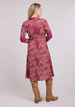 Load image into Gallery viewer, Roper 2612 Banana Paisley (Red) - Women's Dress