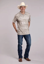 Load image into Gallery viewer, Roper 3019 Cowboy Rugby (Brown) - Men's Activewear Shirt