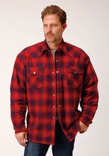 Load image into Gallery viewer, Roper 1637 Flannel (Red) - Men's Shirt Jacket