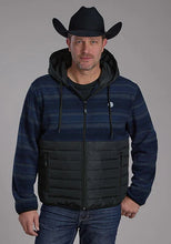 Load image into Gallery viewer, Roper 2320 Combo (Navy) - Men's Fleece/Nylon Jacket
