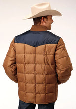 Load image into Gallery viewer, Roper 1473 Poly Filled (Navy/Tan) - Men's Jacket