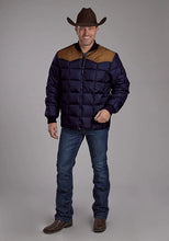 Load image into Gallery viewer, Roper 1473 Poly Filled (Brown/Navy) - Men's Jacket