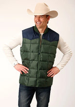 Load image into Gallery viewer, Roper 1473 Poly Filled (Navy/Green) - Men's Vest