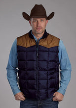 Load image into Gallery viewer, Roper 1473 Poly Filled (Brown/Navy) - Men's Vest