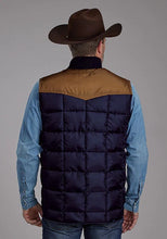 Load image into Gallery viewer, Roper 1473 Poly Filled (Brown/Navy) - Men's Vest