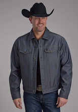 Load image into Gallery viewer, Roper 2252 Denim Look (Blue) - Men's Softshell Jacket