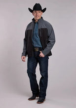 Load image into Gallery viewer, Roper 3418 Tech Fleece (Black) - Men's Softshell Jacket