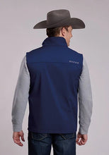 Load image into Gallery viewer, Roper 3148 Windowpane (Navy) - Men's Softshell Vest