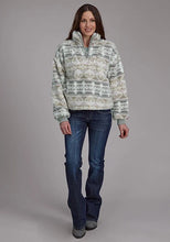 Load image into Gallery viewer, Roper 2323 Aztec (Grey) - Women's Fleece Pullover
