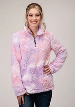 Load image into Gallery viewer, Roper 1353 Polar Tie Dye (Pink) - Women's Fleece Pullover