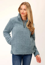 Load image into Gallery viewer, Roper 1820 Polar (Blue) - Women's Fleece Pullover