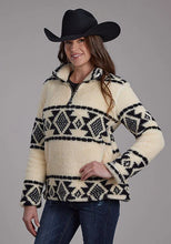 Load image into Gallery viewer, Roper 2260 Aztec (Cream) - Women's Fleece Pullover
