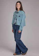 Load image into Gallery viewer, Roper 2450 Cropped (Blue) - Women's Denim Jacket