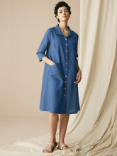 Load image into Gallery viewer, 100% Linen Shirt Dress MADISON