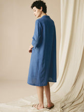 Load image into Gallery viewer, 100% Linen Shirt Dress MADISON