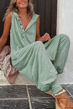 Load image into Gallery viewer, Women’s Sleeveless Hooded Relaxed Fit Jumpsuit