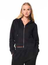 Load image into Gallery viewer, Women's Camoscio Hoodie- Black Beauty
