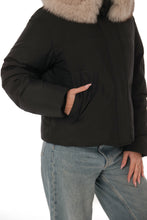 Load image into Gallery viewer, Genuine Polar Fox Fur Down Fill Jacket