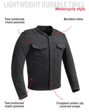Load image into Gallery viewer, Desperado Men's Motorcycle Twill Jacket