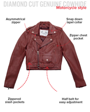 Load image into Gallery viewer, Katy - Women's Leather Jacket - BHBR