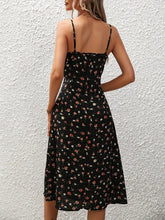 Load image into Gallery viewer, New Polka Dot Print Suspender Dress Summer Sexy Split Long Dresses For Womens Clothing