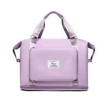 Load image into Gallery viewer, Folding Travel Bags For Backpack Handbag Sholder Bag Gym Fitness Weekender Overnight Women