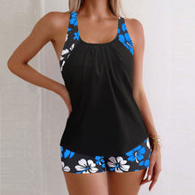 Load image into Gallery viewer, Women’s Loose Halter Two-Piece Swimsuit Floral Set