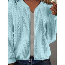 Load image into Gallery viewer, Bomber Jackets For Women Cute Jacquard Coats Lightweight Zip Up Jackets