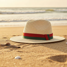 Load image into Gallery viewer, Plain Straw Sun Hat – Unisex Beach & Outdoor Wide Brim