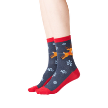 Load image into Gallery viewer, Sleigh What Non-Skid Slipper