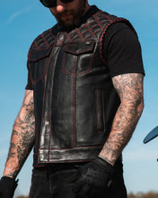 Load image into Gallery viewer, Sinister - Men's Motorcycle Leather Vest