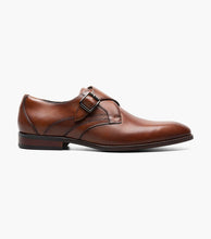 Load image into Gallery viewer, Stacy Adams KARCHER Cognac Plain Toe Monk Strap