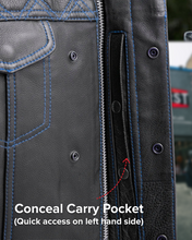 Load image into Gallery viewer, Upside Men's Club Style Leather Vest