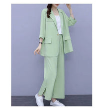 Load image into Gallery viewer, Long Sleeve Suit Jacket & Pants Two-Piece Set – 3 Colors, M–6XL