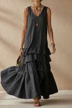 Load image into Gallery viewer, Women's Ice Silk Sleeveless Loose Maxi Dress – 6 Colors S–5XL