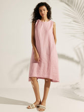 Load image into Gallery viewer, 100% Linen Sleeveless Dress SIENNA