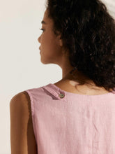 Load image into Gallery viewer, 100% Linen Sleeveless Dress SIENNA