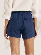 Load image into Gallery viewer, 100% Linen Pleated Linen Shorts ELLEN
