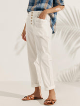 Load image into Gallery viewer, Linen Simple Button Fly Trousers HEIDI