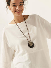 Load image into Gallery viewer, Vintage Wooden Rings Long Necklace