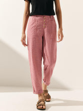 Load image into Gallery viewer, Linen Simple Button Fly Trousers HEIDI